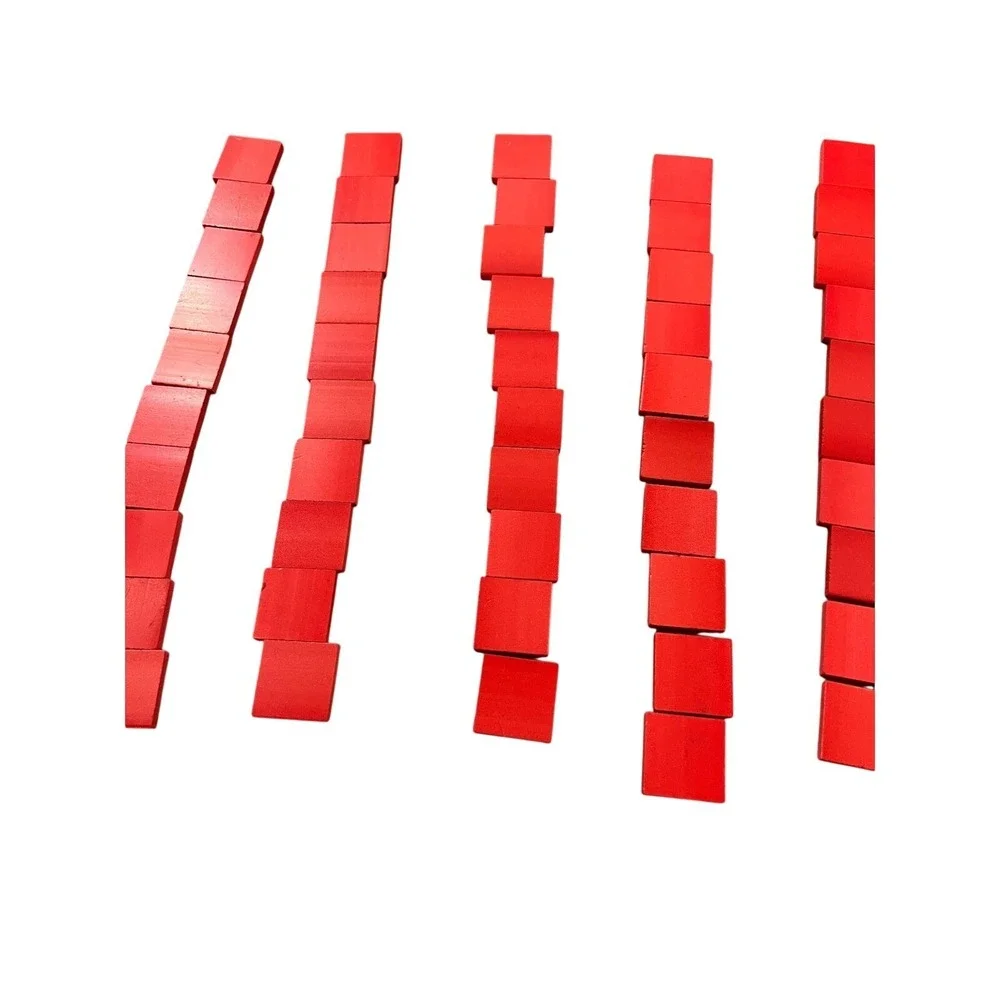 Wooden Math Manipulatives Blocks, Counting, Pattern, Sorting, Learning Classroom